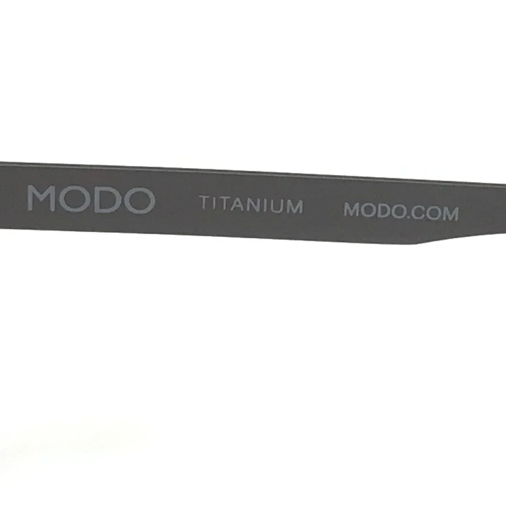 Modo Eyeglasses Frames 4101 MRED Grey Red Square Full Rim 54-19-145